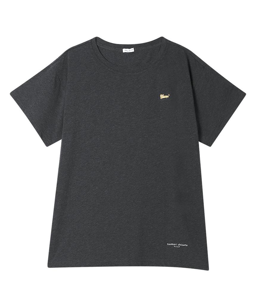 tsumorichisato トップス(UTT155) ブラック M tsumorichisato トップス(UTT155) ブラック M