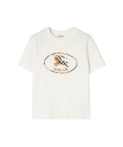 チェックナイトスタンプ コットンTシャツ