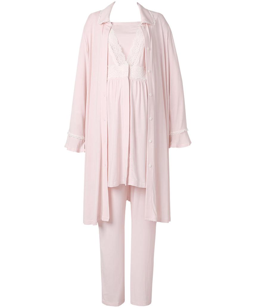 WACOALMATERNITY マタニティパジャマ(MFV778) ピンク マタニティM-L(R16) WACOALMATERNITY マタニティパジャマ(MFV778) ピンク マタニティM-L(R16)