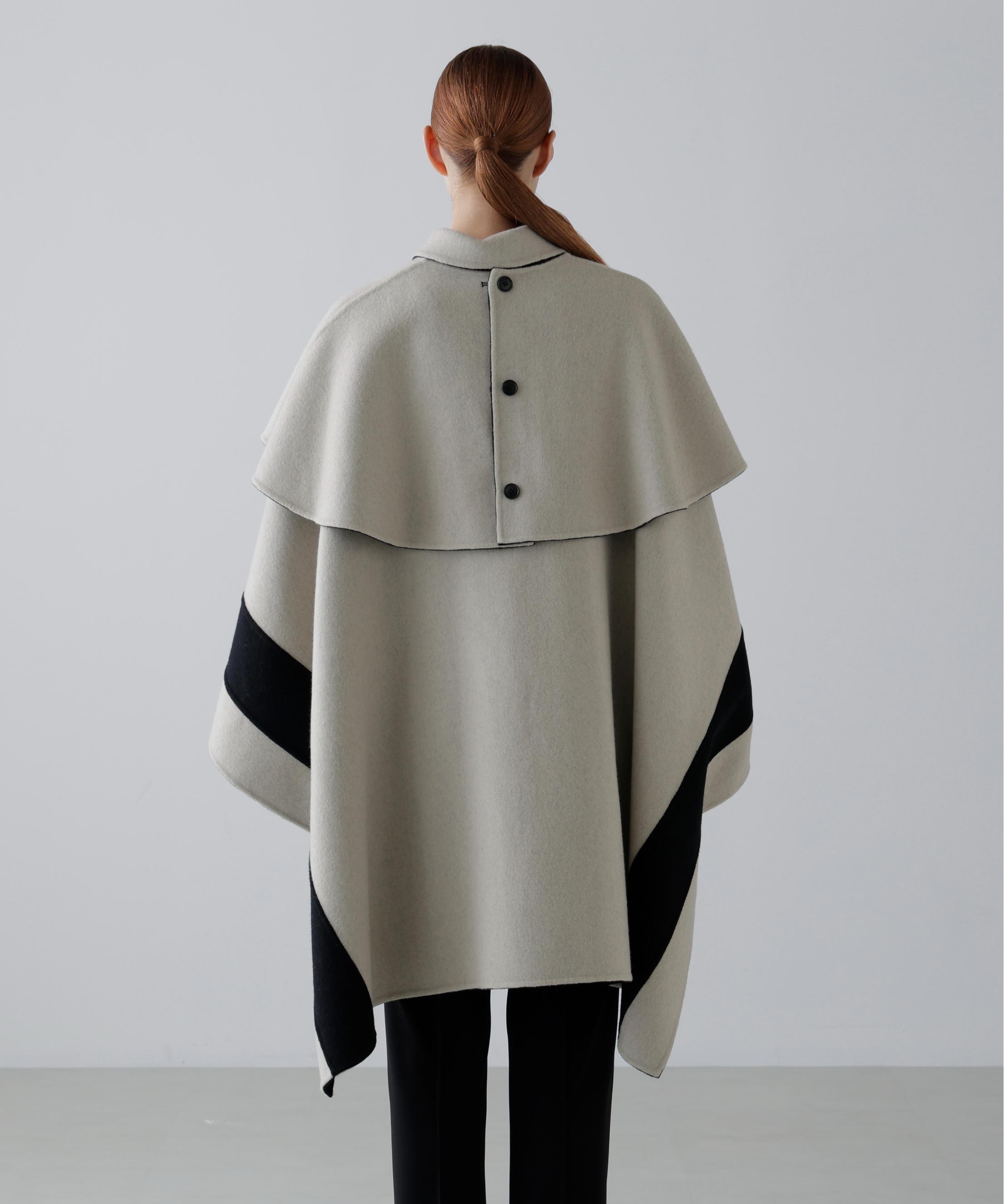 ◇Ca混2TONEリバーケープコート(O10728350)｜阪急百貨店公式