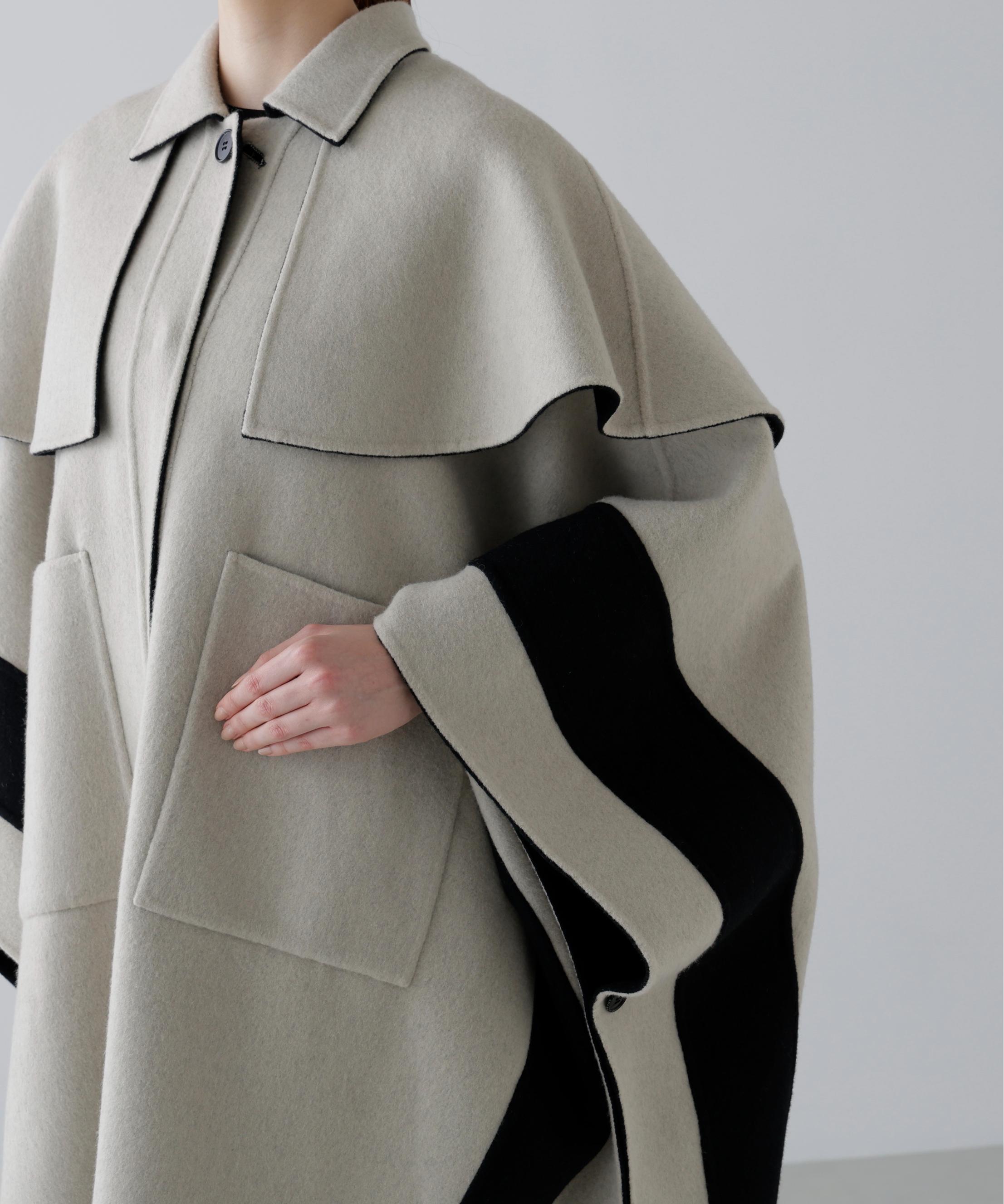 ◇Ca混2TONEリバーケープコート(O10728350)｜阪急百貨店公式