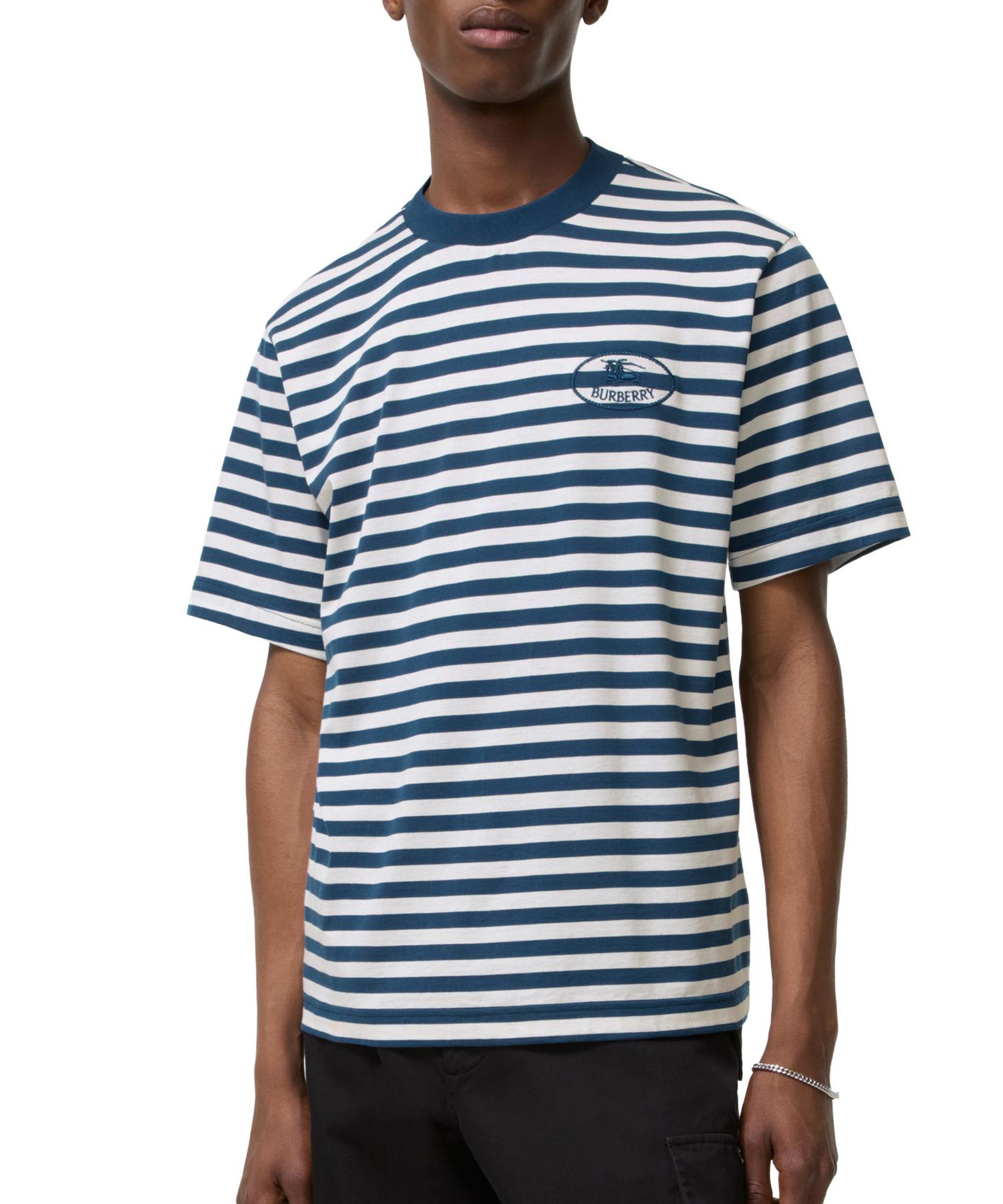 ストライプ コットンTシャツ(O10795516)｜HANKYU MEN'S / 阪急メンズ