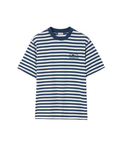 ストライプ コットンTシャツ