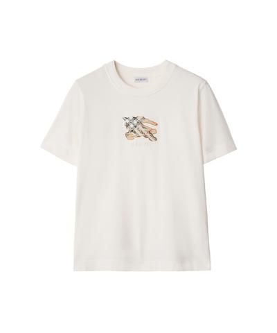 EKD チェック コットンTシャツ