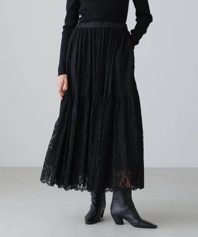 ◆フローラルレーススカート