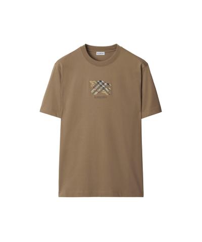 EKD チェック コットンTシャツ