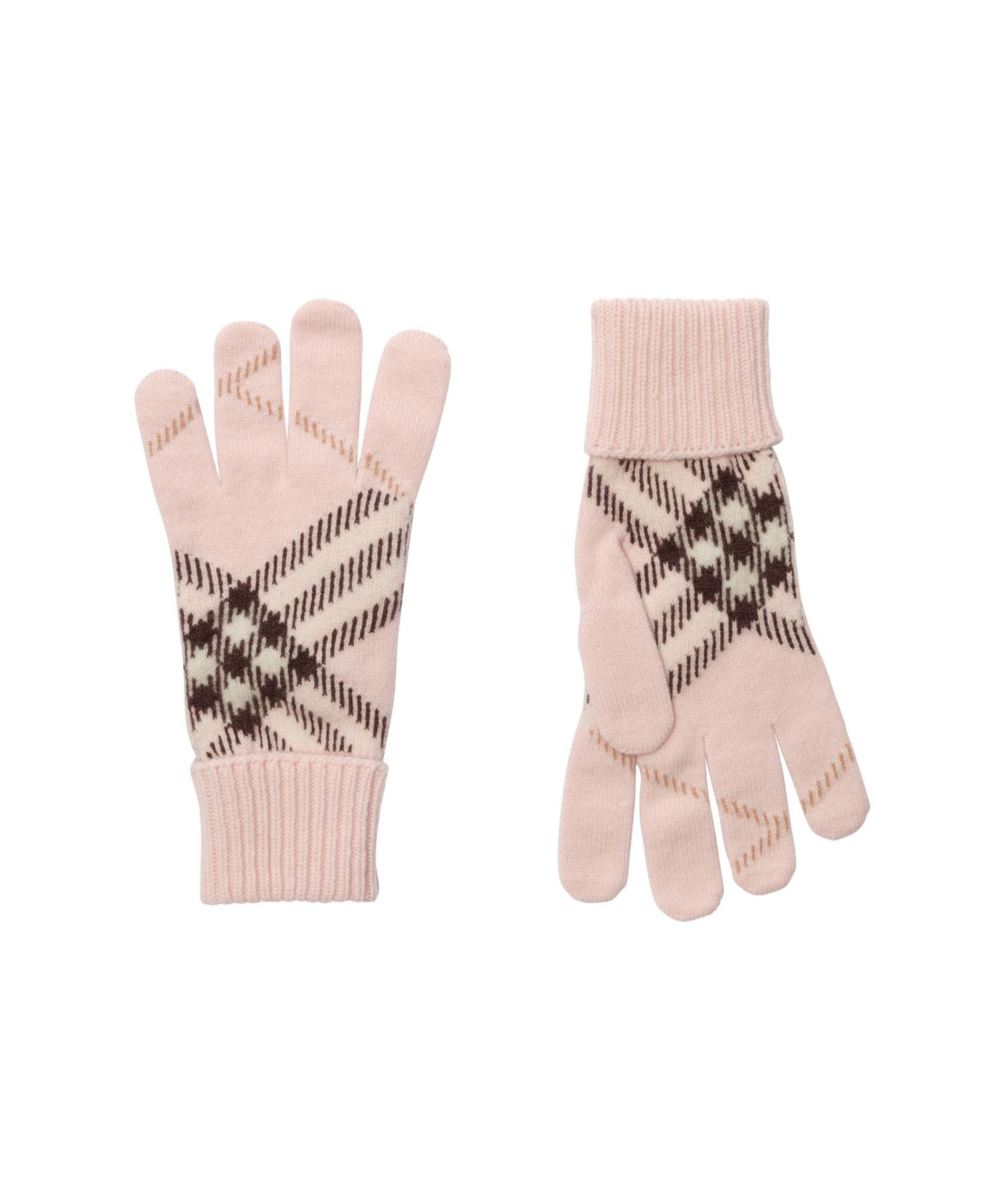 チェック カシミアブレンド グローブ(O10817320)｜HANKYU MEN'S / 阪急