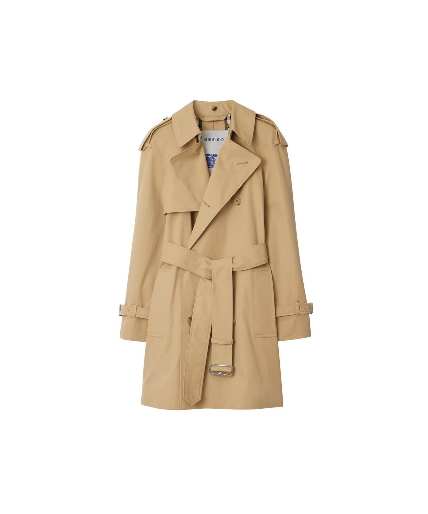 ショート デタッチャブルカラー ギャバジン トレンチコート(O10626276