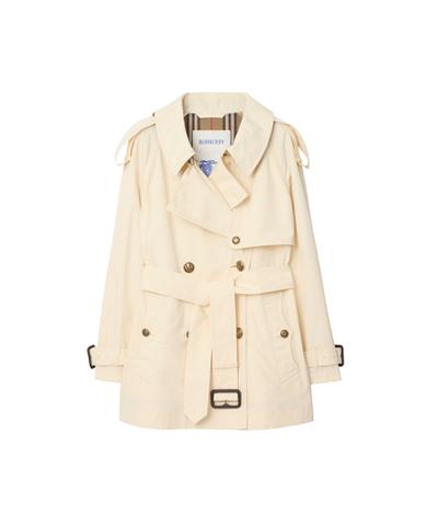 ショート ライトウェイトコットン フィッツロヴィア トレンチコート