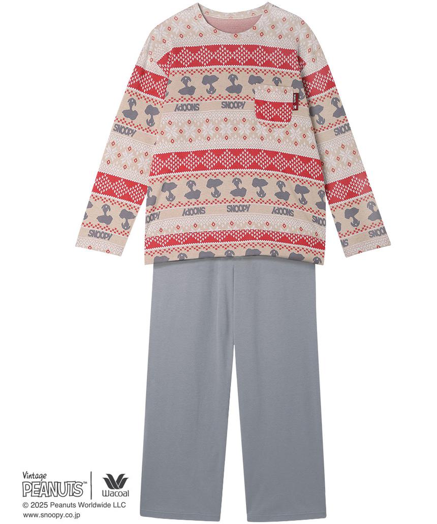 ワコールパジャマ&ルームウェア パジャマ(FDW435) ベージュ L ワコールパジャマ&ルームウェア パジャマ(FDW435) ベージュ L