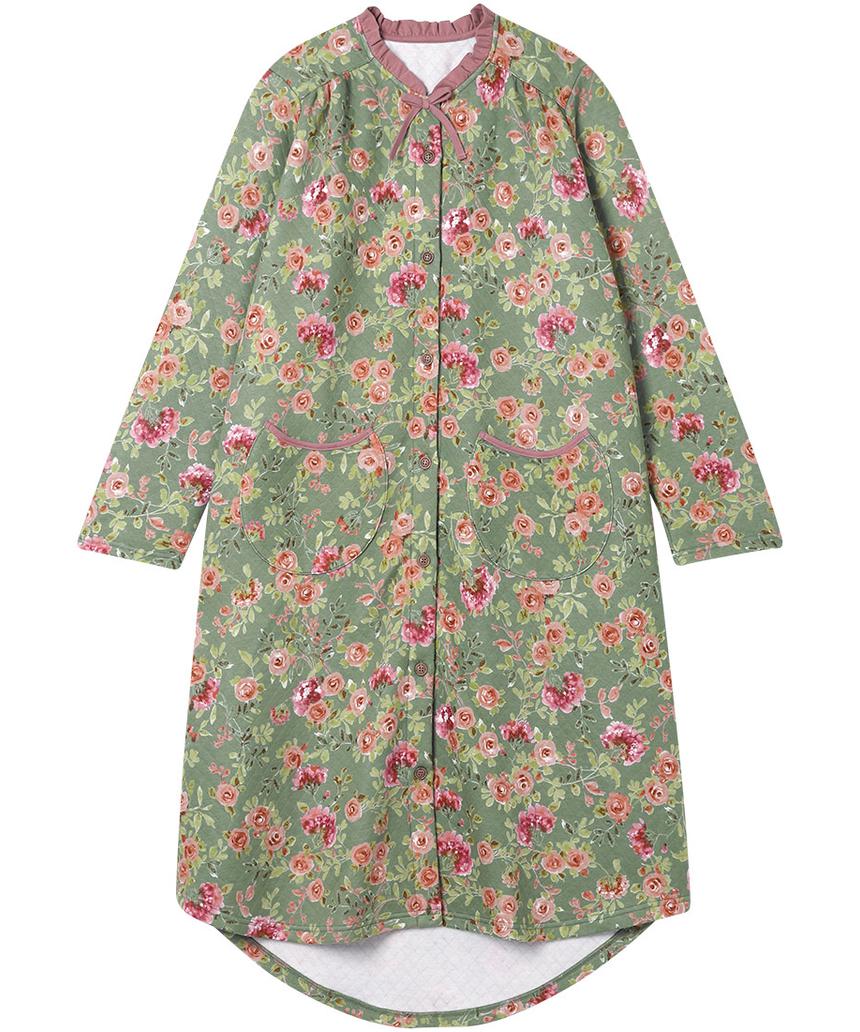 ワコールパジャマ&ルームウェア ネグリジェ(KNW406) グリーン M ワコールパジャマ&ルームウェア ネグリジェ(KNW406) グリーン M