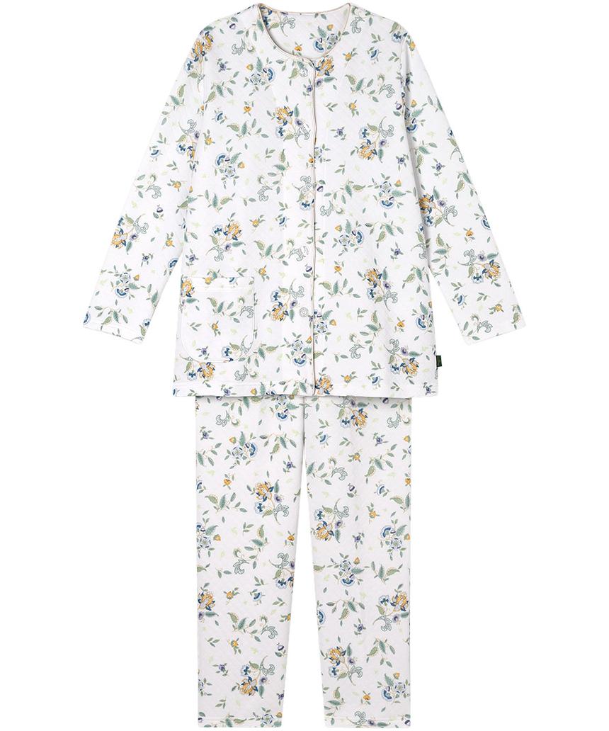 ミントン パジャマ(NDW458) ホワイト LL(LY5) ミントン パジャマ(NDW458) ホワイト LL(LY5)