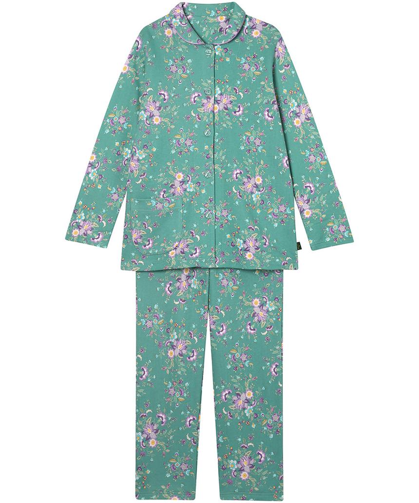 ミントン パジャマ(NDW462) グリーン LL ミントン パジャマ(NDW462) グリーン LL