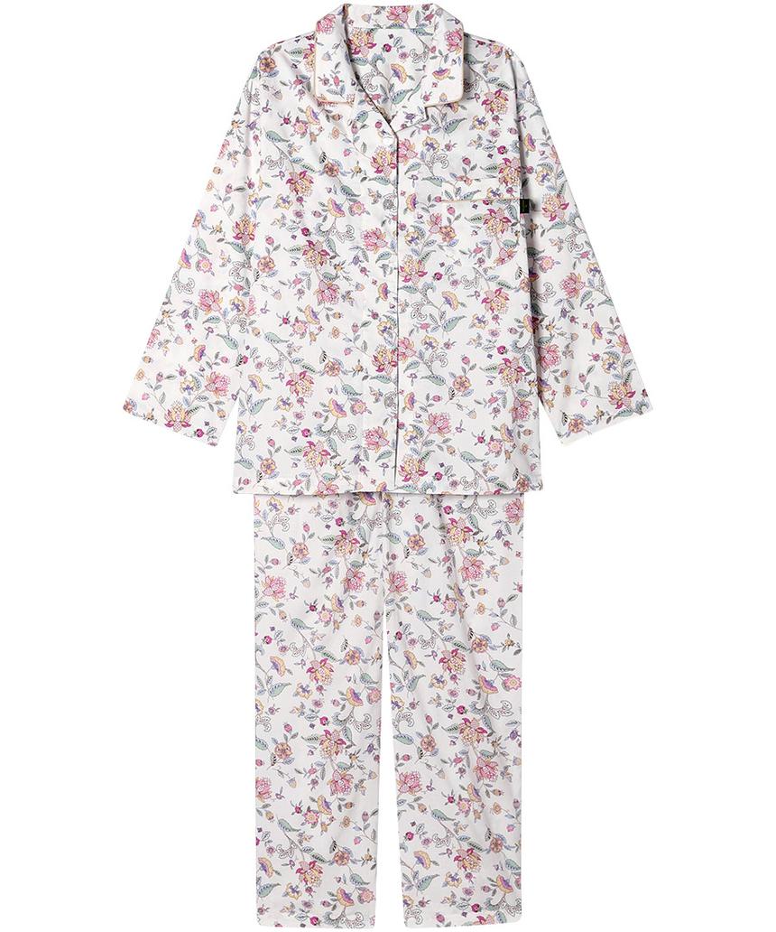 ミントン パジャマ(NDX555) ホワイト LL(LY5) ミントン パジャマ(NDX555) ホワイト LL(LY5)