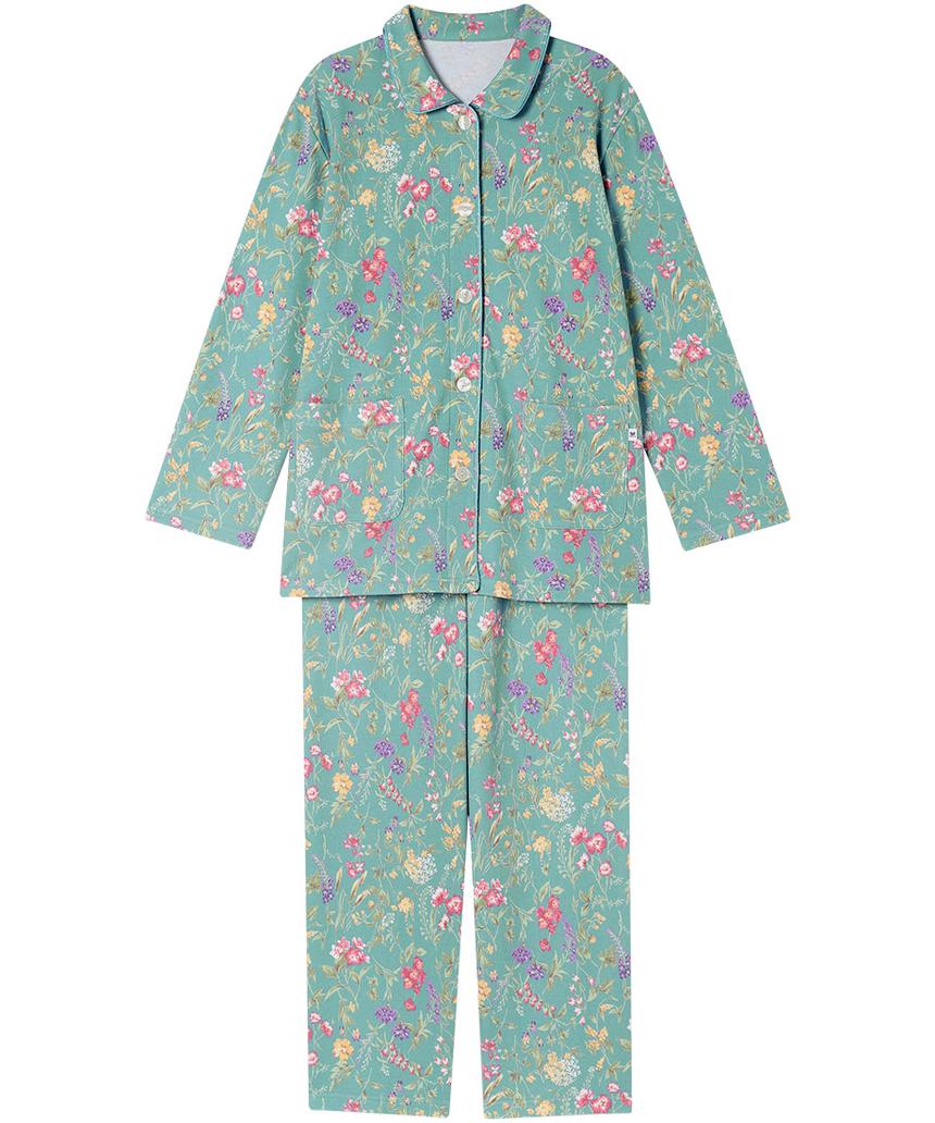 ワコールパジャマ&ルームウェア パジャマ(CDW476) グリーン 親切設計LP ワコールパジャマ&ルームウェア パジャマ(CDW476) グリーン 親切設計LP