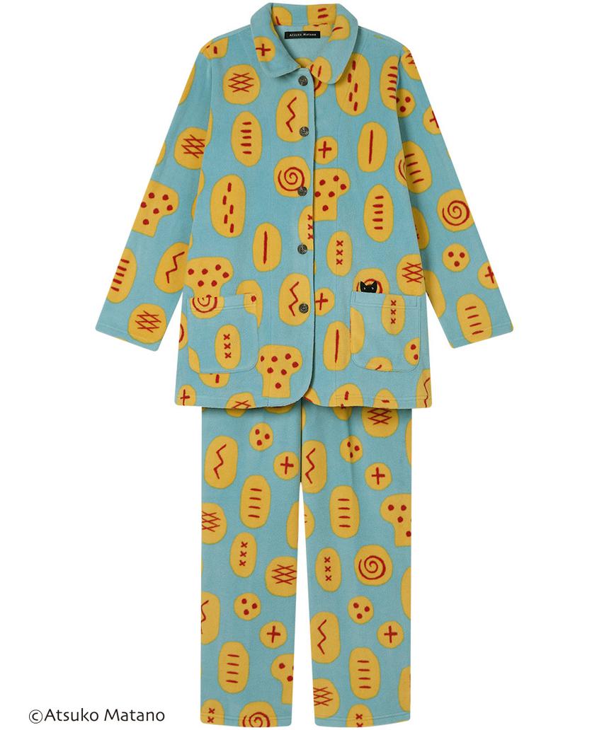 ATSUKOMATANO パジャマ(HDW408) ブルー LL ATSUKOMATANO パジャマ(HDW408) ブルー LL
