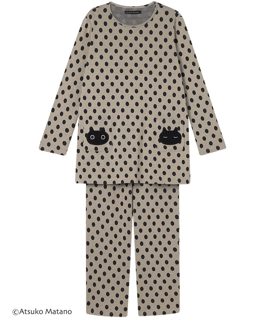 ATSUKOMATANO パジャマ（ＨＤＷ５２３） ベージュ LL