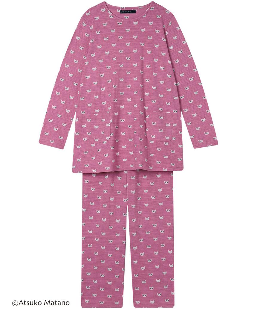 ATSUKOMATANO パジャマ(HDX561) ピンク L(LXU) ATSUKOMATANO パジャマ(HDX561) ピンク L(LXU)