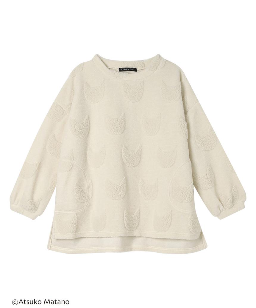 ATSUKOMATANO トップス（ＨＴＷ４５０） アイボリー M(L0T)