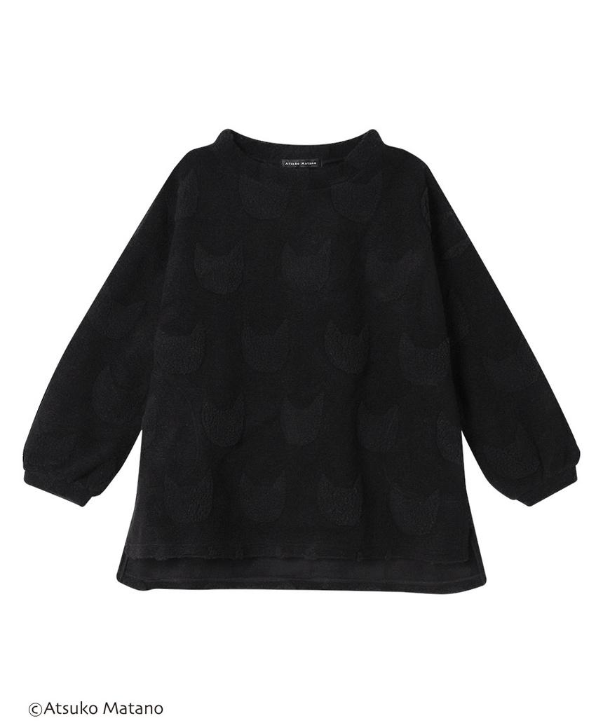 ATSUKOMATANO トップス（ＨＴＷ４５０） ブラック LL