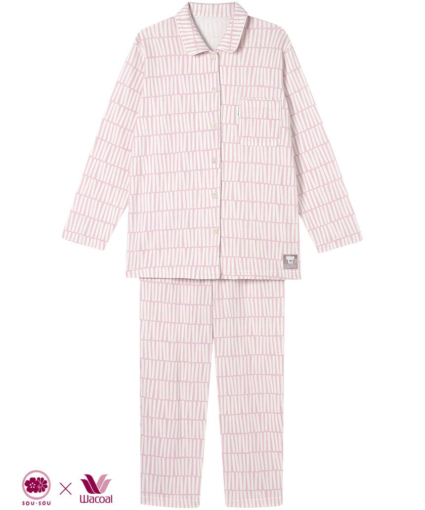 WACOAL睡眠科学 パジャマ(YDW480) ロマピンク M(LWE) WACOAL睡眠科学 パジャマ(YDW480) ロマピンク M(LWE)