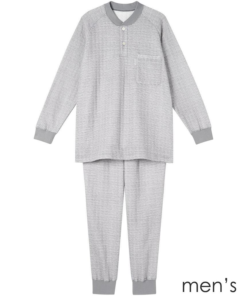 WACOAL睡眠科学 メンズパジャマ（ＹＧＷ４７８） グレー M