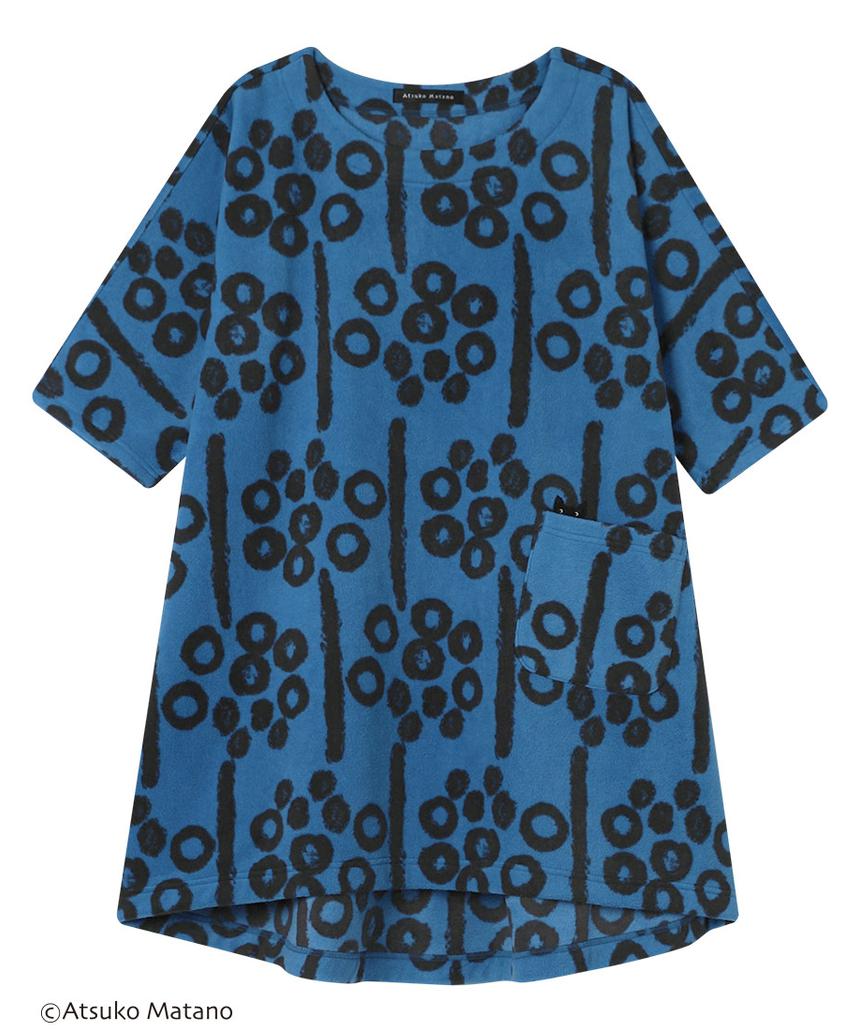 ATSUKOMATANO トップス(HTW539) ブルー L ATSUKOMATANO トップス(HTW539) ブルー L