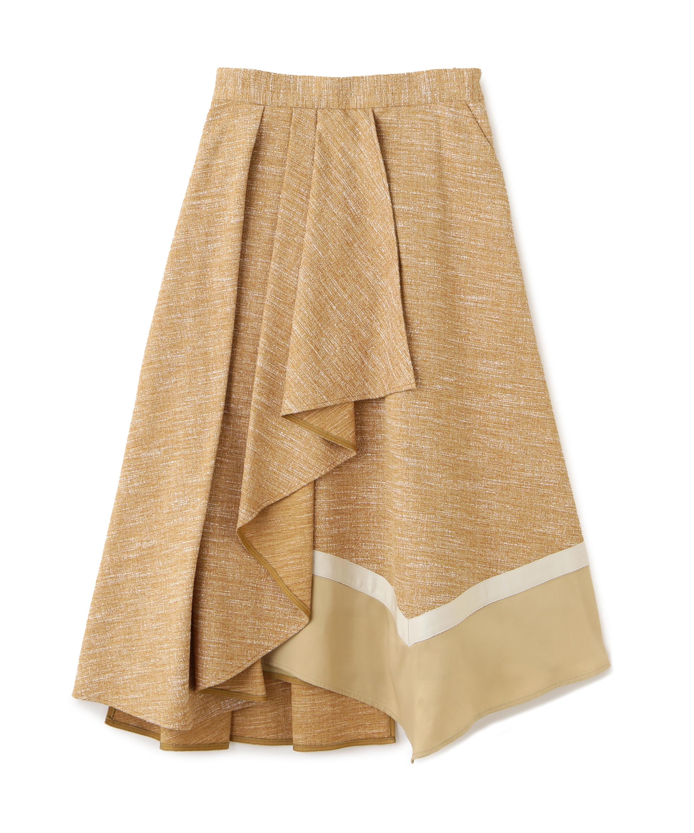 ADORE スラブツイードスカート ベージュ 38 ADORE スラブツイードスカート ベージュ 38