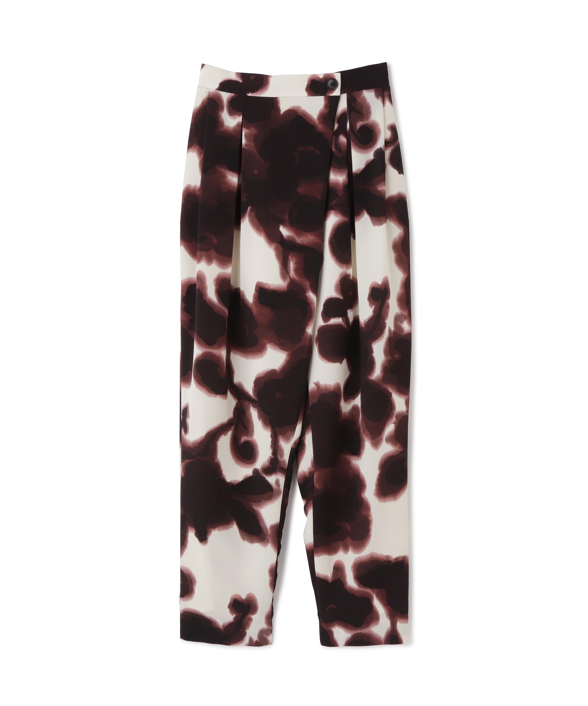 ADORE ◆ロールシャッハプリントパンツ ブラウン 36 ADORE ◆ロールシャッハプリントパンツ ブラウン 36