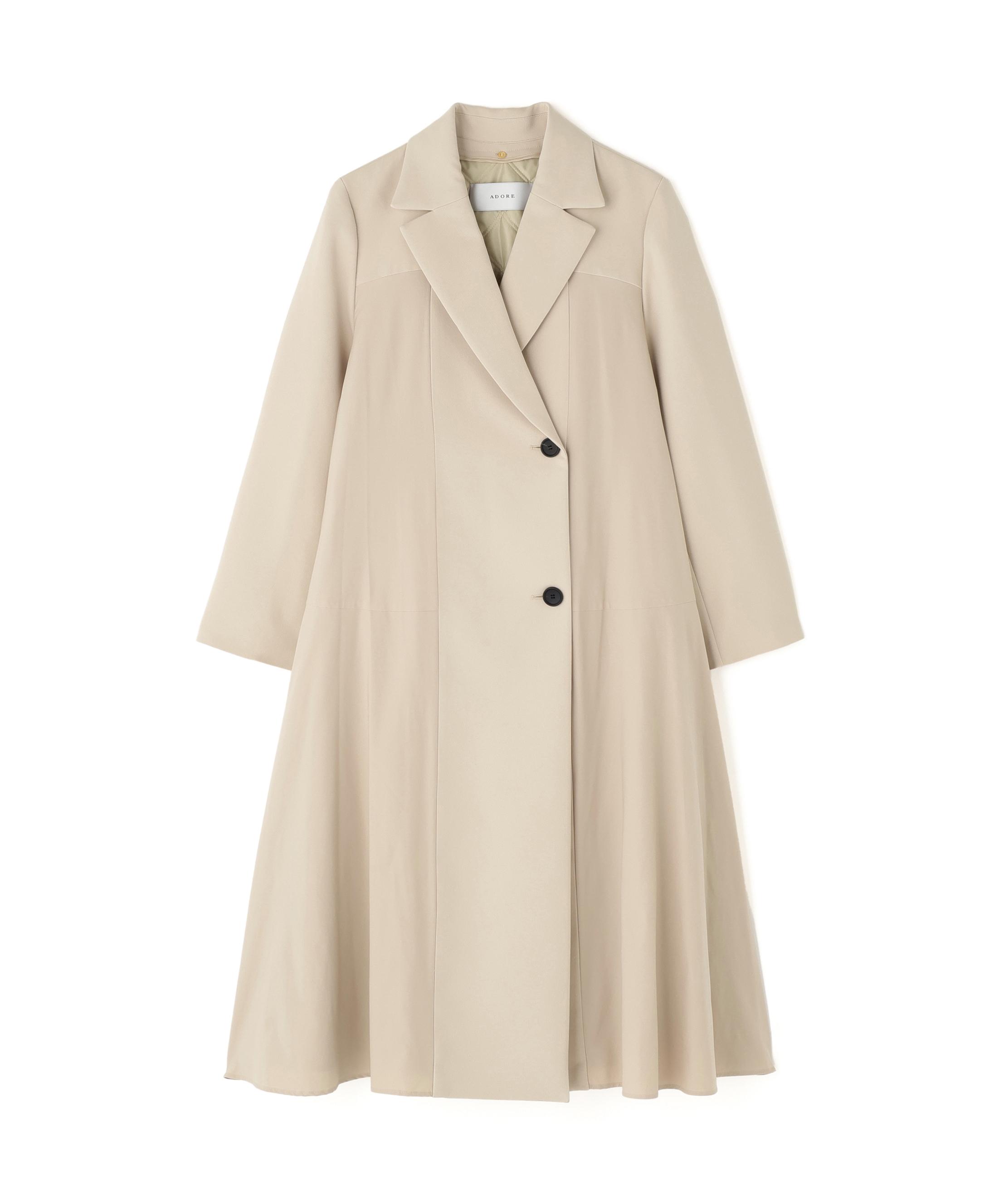 ADORE ◆タフタコンビトリプルクロスコート ベージュ 38 ADORE ◆タフタコンビトリプルクロスコート ベージュ 38