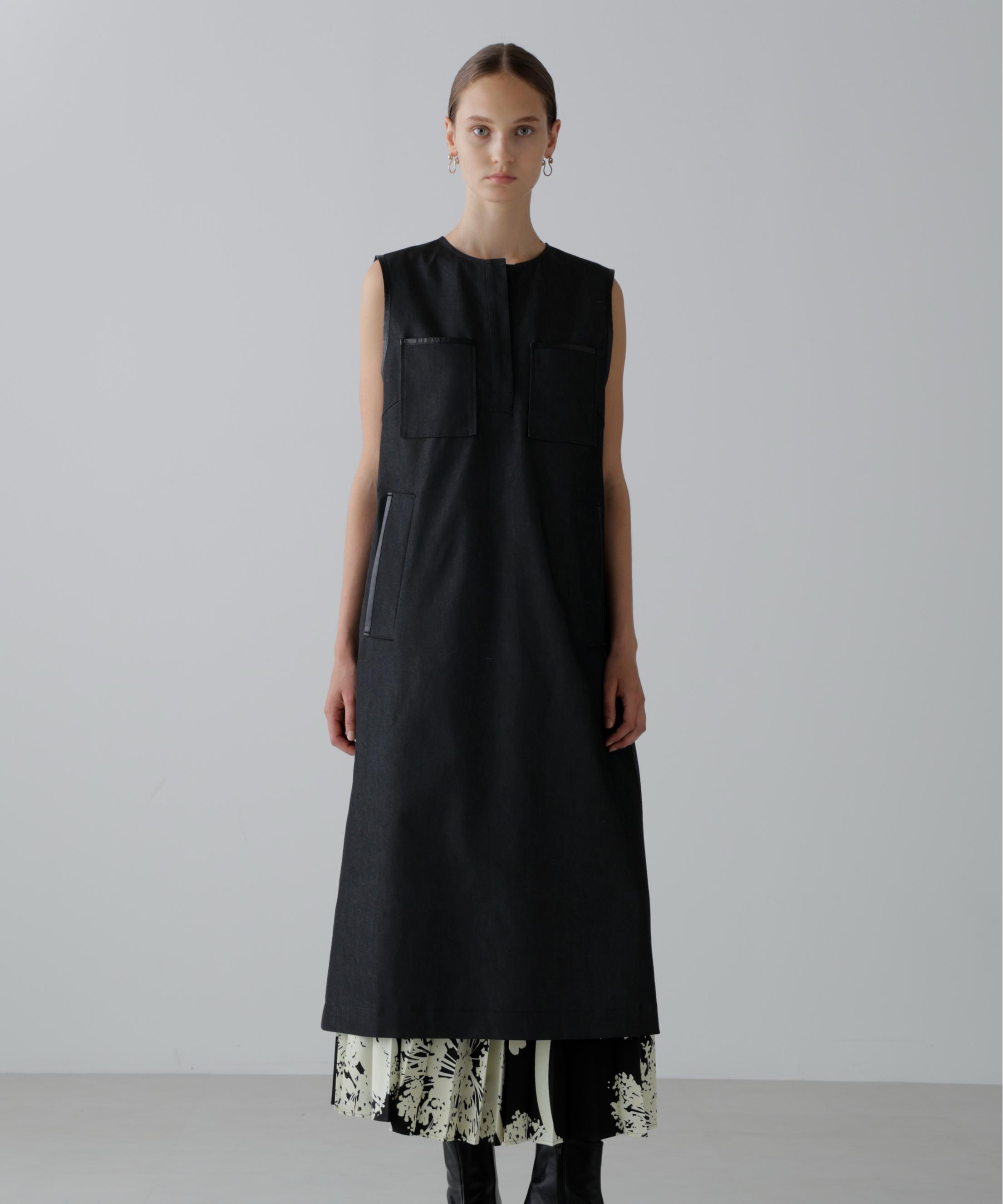 DVF ストレッチワンピース SLY | FRONT OPEN TUCK SLEEVE ショートワンピース (ワンピース