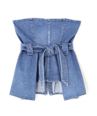 ◆デニムビスチェ　インディゴ