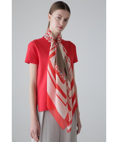 メディタラニアンプリントスカーフ