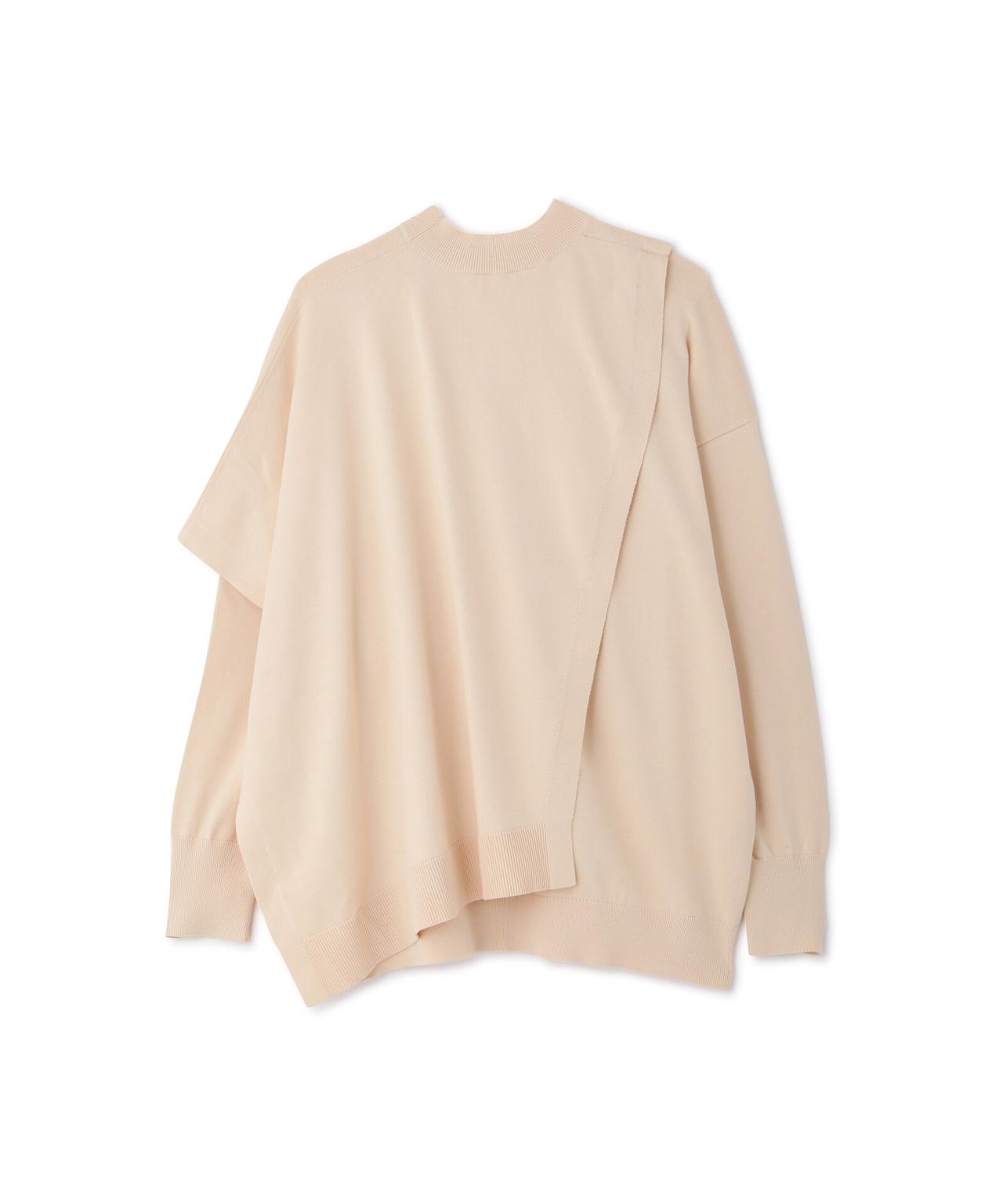 ADORE クリアレイヤードニットプルオーバー ベージュ 38 ADORE クリアレイヤードニットプルオーバー ベージュ 38