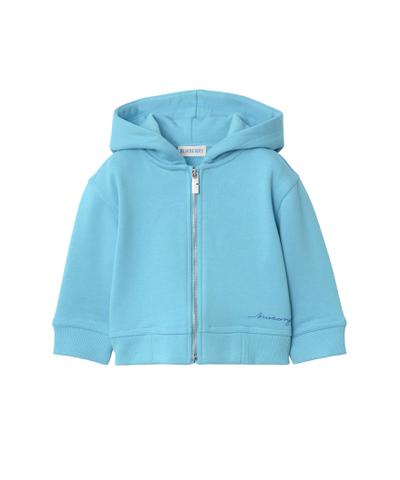 コットン ジップフーディー