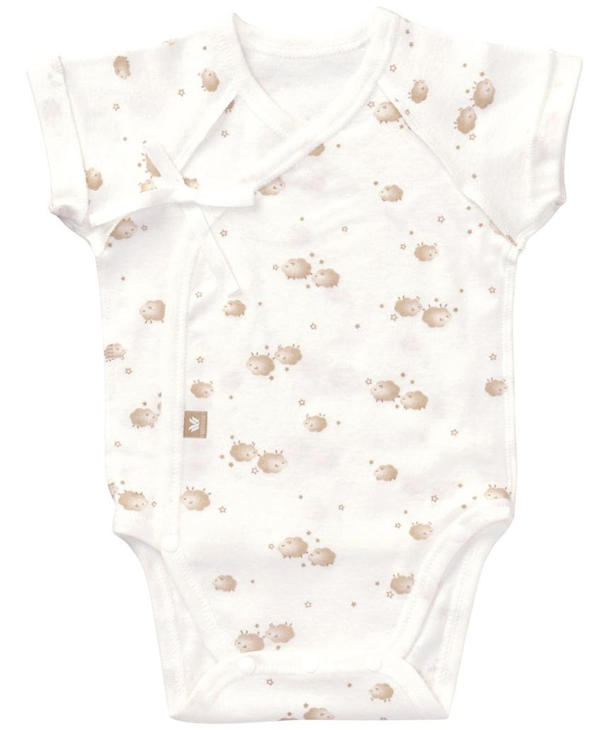 WACOALBABY ベビーロンパース(BGS377) クリーム 50-60 WACOALBABY ベビーロンパース(BGS377) クリーム 50-60