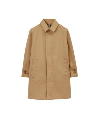 リバーシブル チェック ギャバジン カーコート