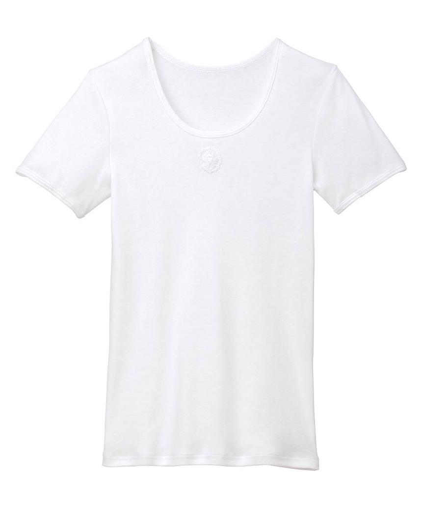 WACOALKIDS 女児トップ(半袖)(CKV104) ホワイト 140 WACOALKIDS 女児トップ(半袖)(CKV104) ホワイト 140