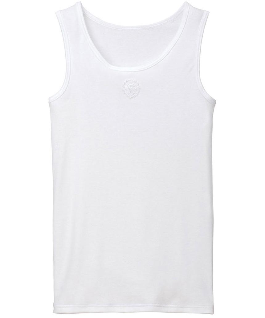 WACOALKIDS 女児トップ（ノースリーブ）（ＣＫＸ１０４） ホワイト M