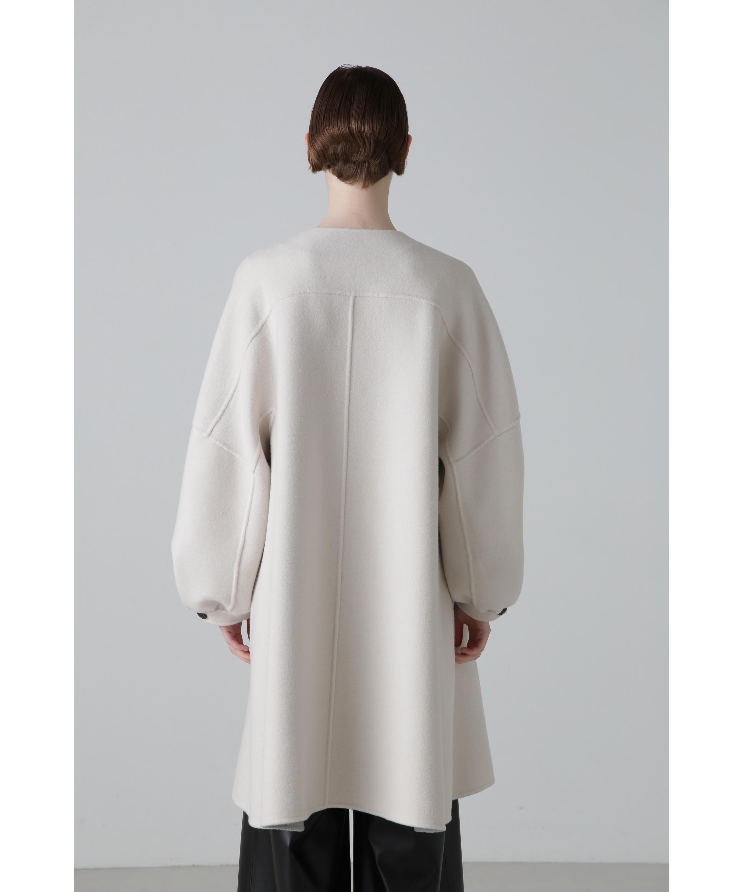 ADORE アドーア リバー2WAYコート カシミヤ混 A223 カシミヤ混 2TONE リバーロングコート （アウター）｜ADORE