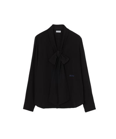 シルククレープデシン スカーフ ブラウス