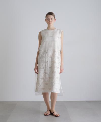 ◆ラティスエンブロイダリーワンピース