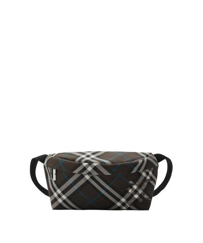 チェック ベルトバッグ