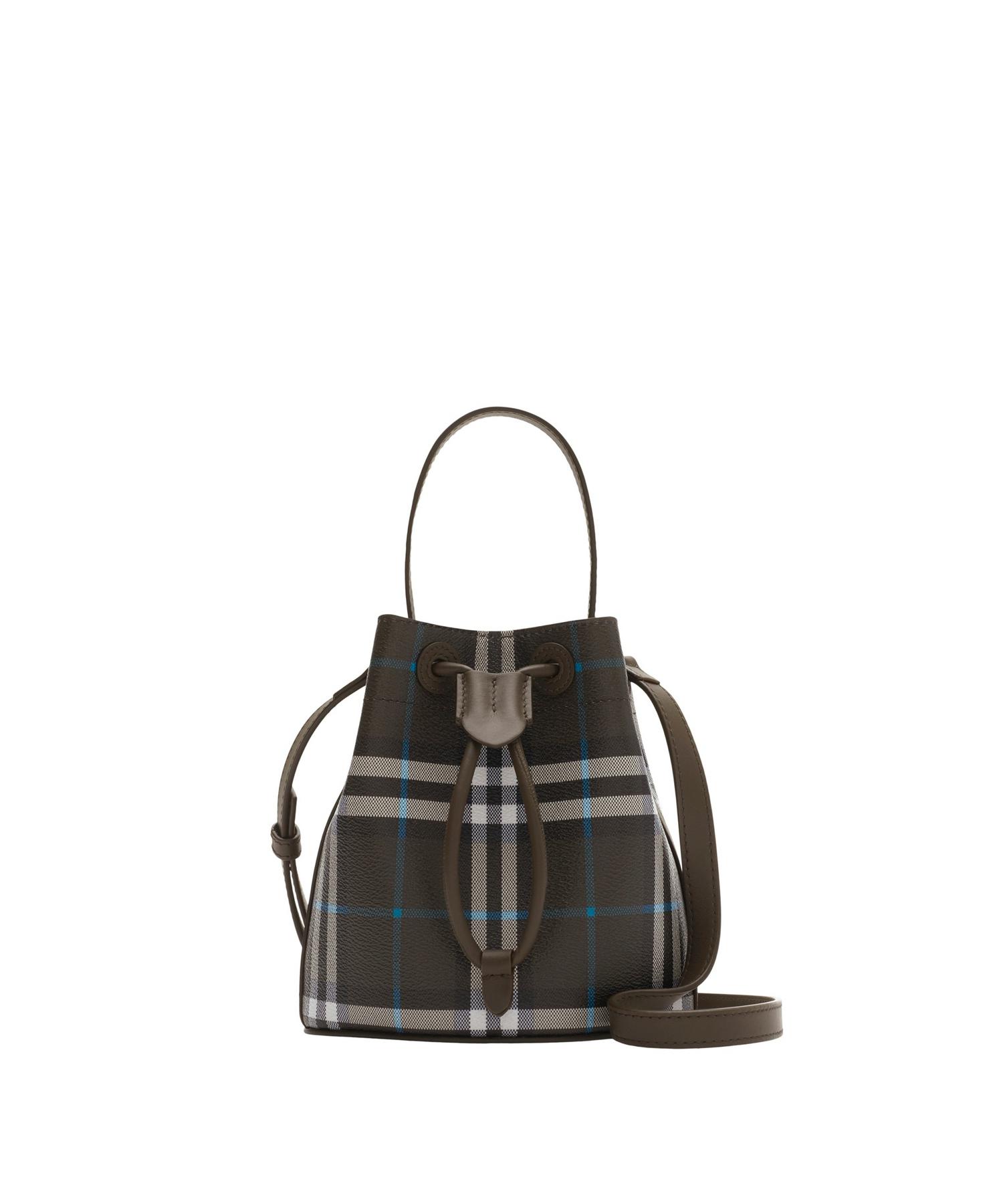 【BURBERRY】ミニ チェック ニットトート ライケン 69C551E9-E91C-4EF6-9D88-