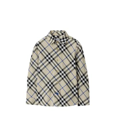 チェック コットンシャツ