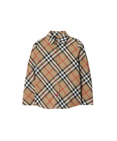 チェック コットンシャツ