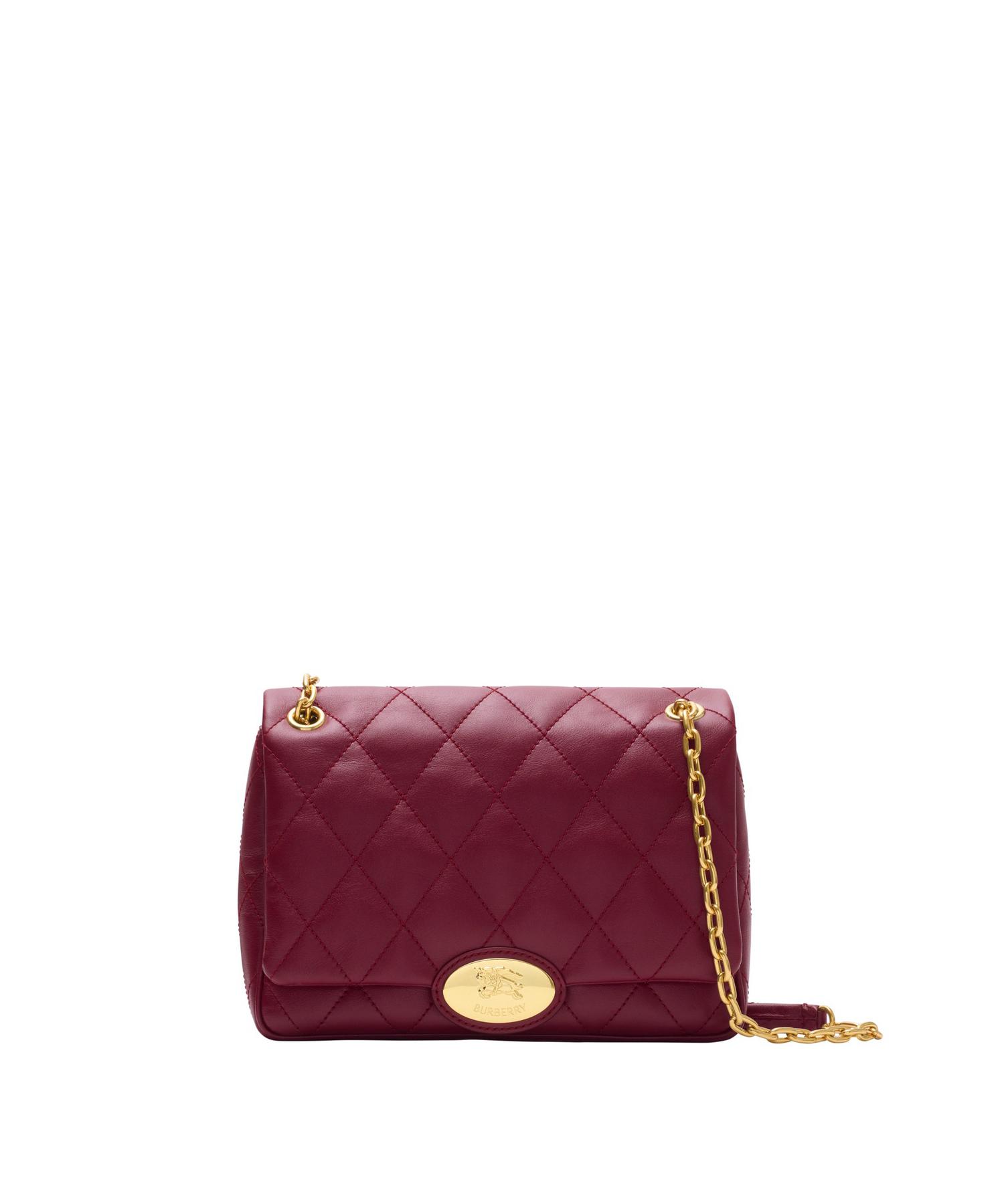 BURBERRY バーガンディ ハンドバッグ ミディアム ストランドバッグ□(O10710430)|阪急百貨店公式通販
