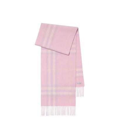 チェック カシミアスカーフ