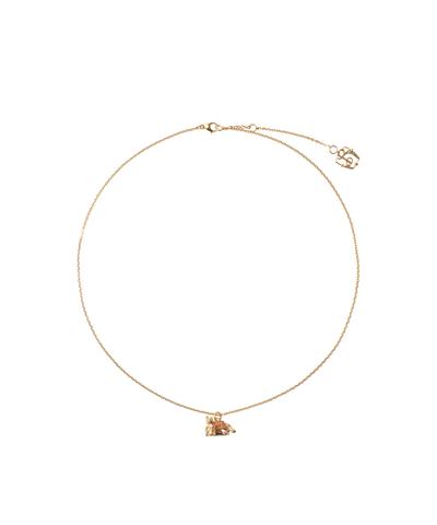 フォックスチャーム ネックレス□