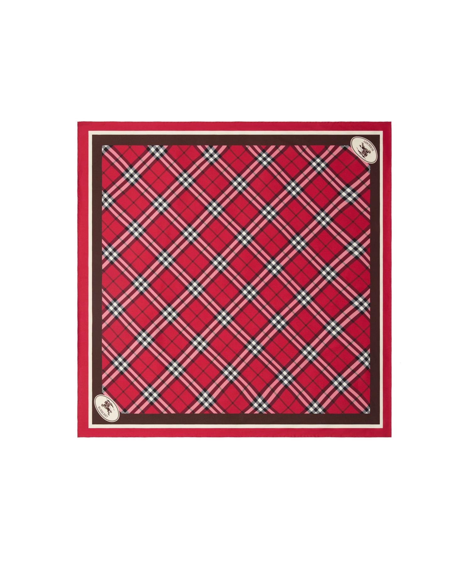 【BURBERRY】ウォーターカラー チェック シルクスカーフ BURBERRY】ウォーターカラー チェック シルクスカーフ